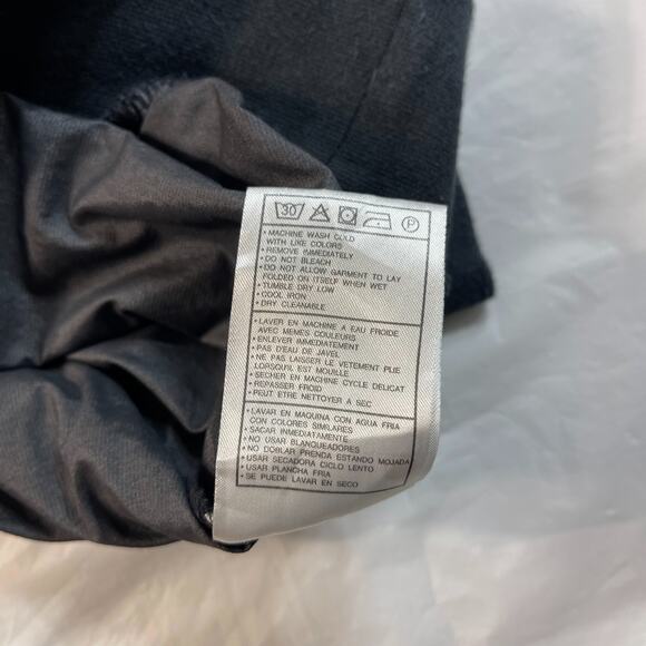 Nike Black Windbreaker Pullover Men’s L Quarter Snap Nylon Sweatshirt Zip Pocket - Picture 10 of 12